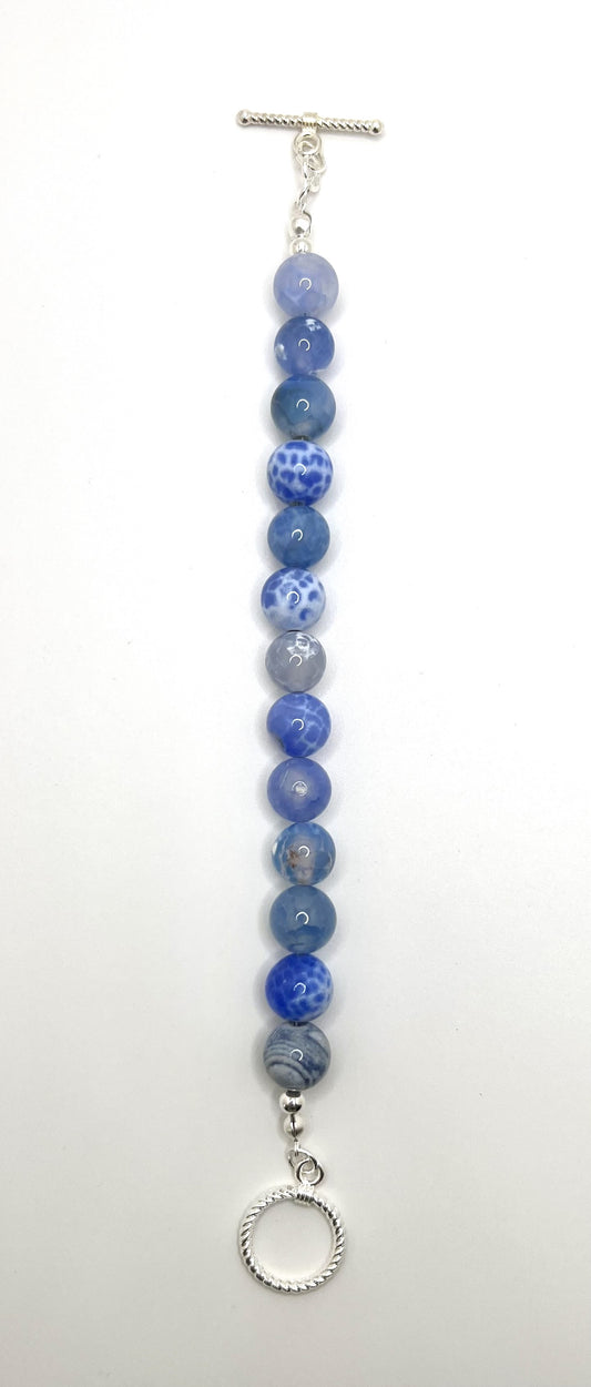 Blue Agate Bracelet