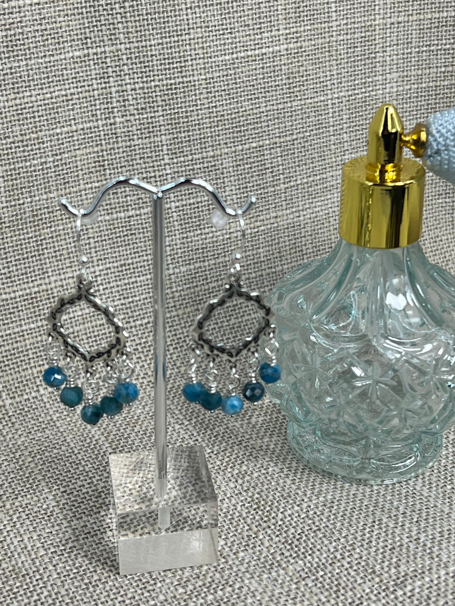 Apatite Chandelier Earrings