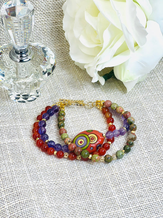 Golem Design Studio Lentil Circle Bead Bracelet