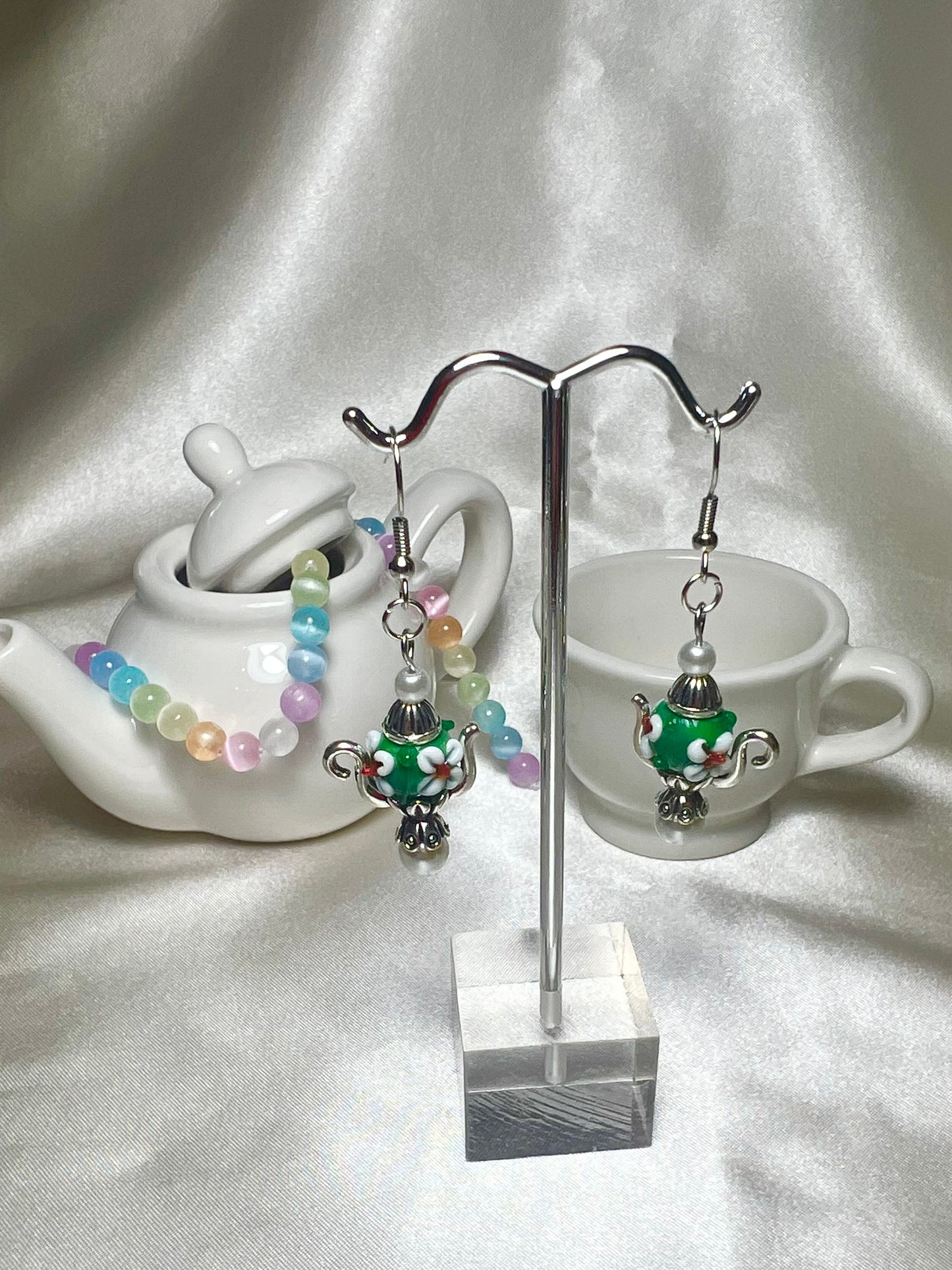 Teapot Earrings