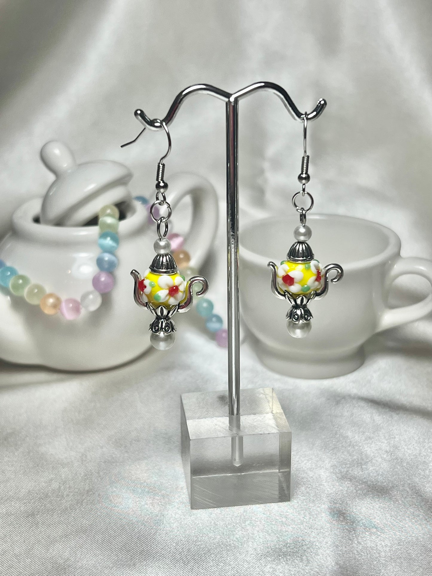 Teapot Earrings